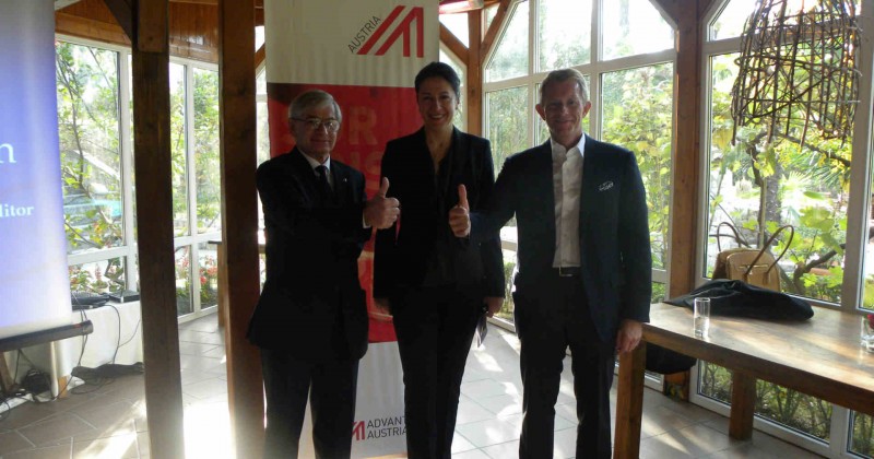 Presentation of AECO office and more with the Austrian Business Comunity